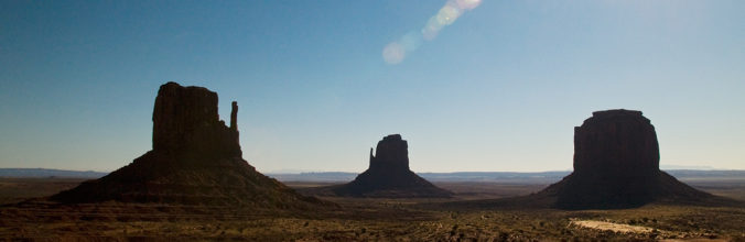 Close view of the rocks in the dessert with sky background